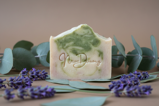 Lavender & Eucalyptus Essential Oil Handcrafted Bar Soap